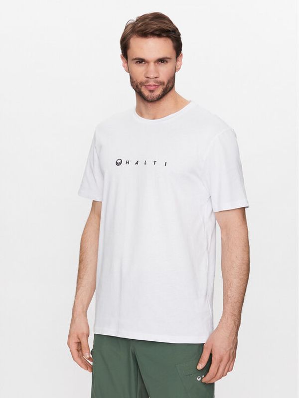 Halti Halti Тишърт Matka M 065-0455 Бял Regular Fit
