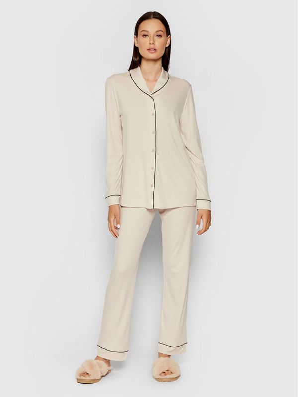 Hanro Hanro Пижама Natural Comfort 7966 Бежов