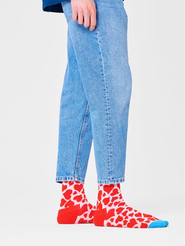 Happy Socks Happy Socks Дълги чорапи unisex HRT01-4000 Червен