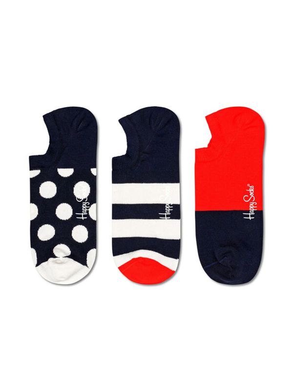 Happy Socks Happy Socks Комплект 3 чифта къси чорапи унисекс BDO39-6500 Цветен