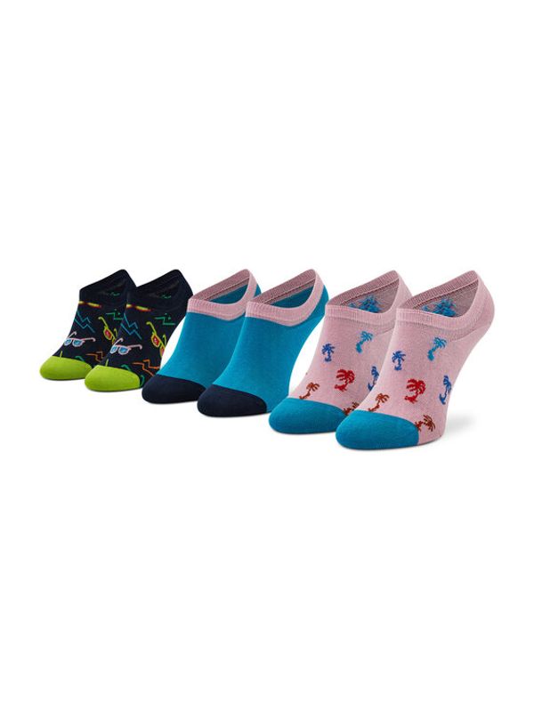 Happy Socks Happy Socks Комплект 3 чифта терлик унисекс SND39-6500 Цветен