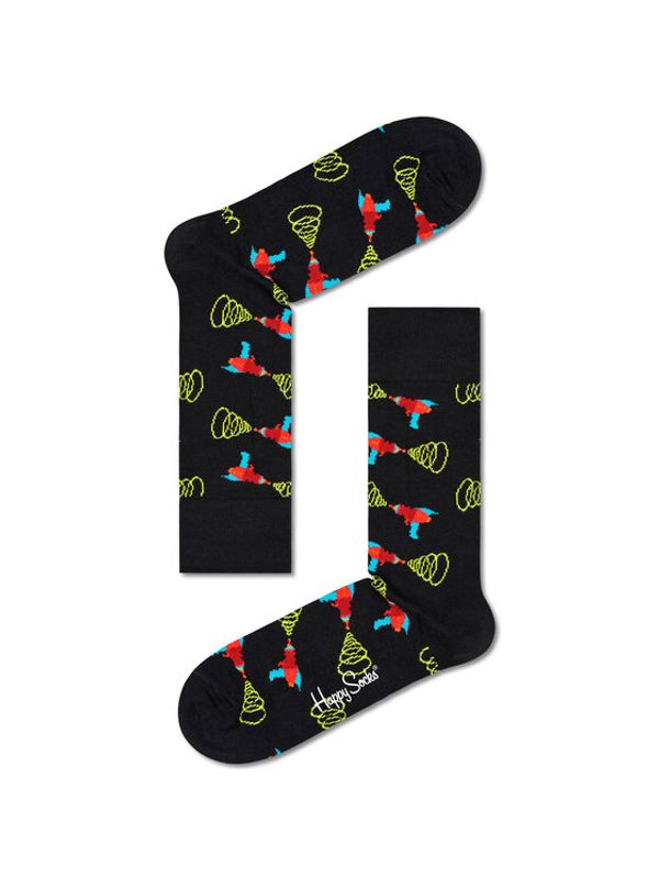Happy Socks Happy Socks Комплект 4 чифта дълги чорапи унисекс XSPA09-0200 Цветен