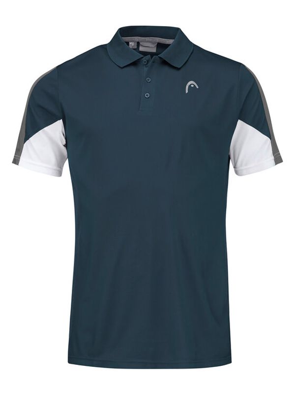 Head Head Тениска с яка и копчета Club 22 811421 Тъмносин Regular Fit