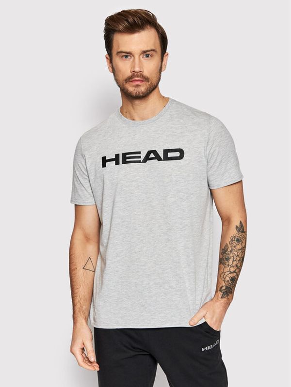 Head Head Тишърт Club Ivan 811400 Сив Regular Fit