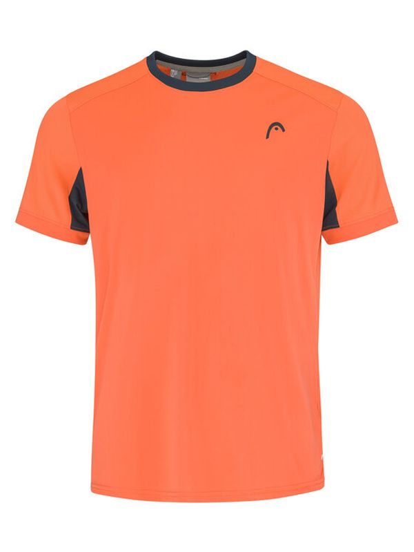 Head Head Тишърт Slice 811443 Оранжев Regular Fit