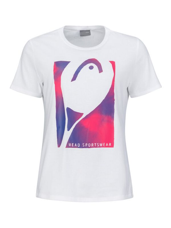 Head Head Тишърт Vision 814743 Бял Regular Fit