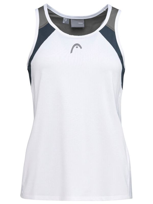 Head Head топ Club 22 814461 Бял Regular Fit