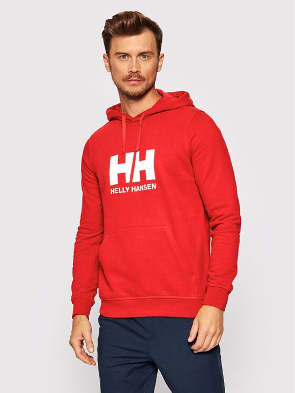 Helly Hansen Helly Hansen Суитшърт Logo 33977 Червен Regular Fit