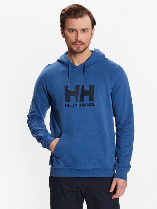 Helly Hansen Helly Hansen Суитшърт Logo 33977 Син Regular Fit