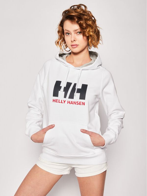 Helly Hansen Helly Hansen Суитшърт Logo 33978 Бял Regular Fit