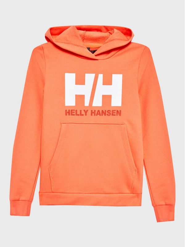 Helly Hansen Helly Hansen Суитшърт Logo 41677 Оранжев Regular Fit
