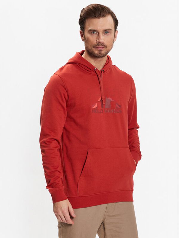 Helly Hansen Helly Hansen Суитшърт Nord Graphic 62975 Оранжев Regular Fit