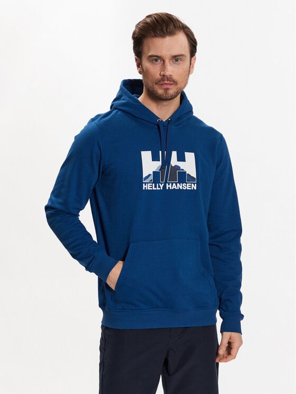 Helly Hansen Helly Hansen Суитшърт Nord Graphic 62975 Син Regular Fit