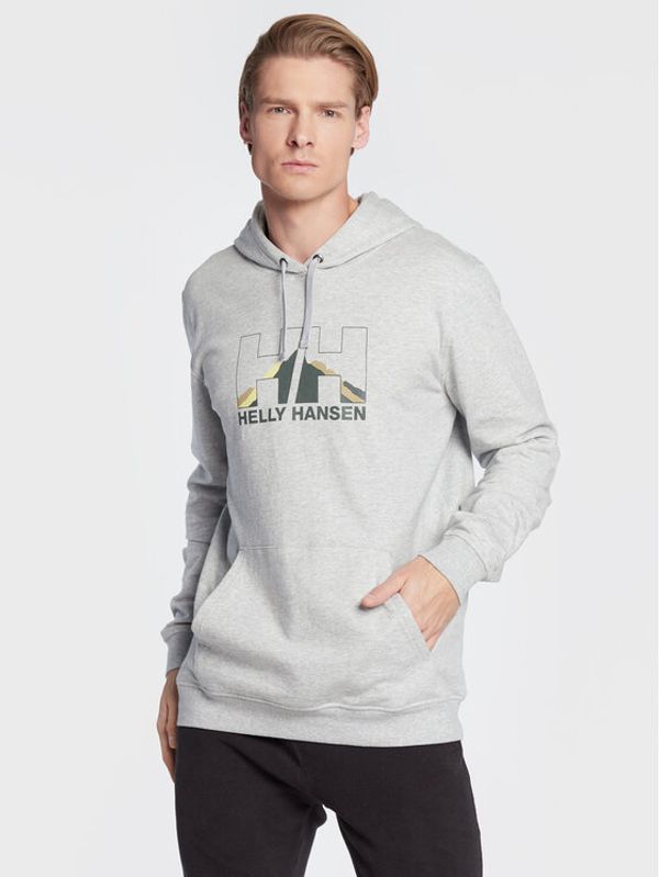 Helly Hansen Helly Hansen Суитшърт Nord Graphic 62975 Сив Regular Fit