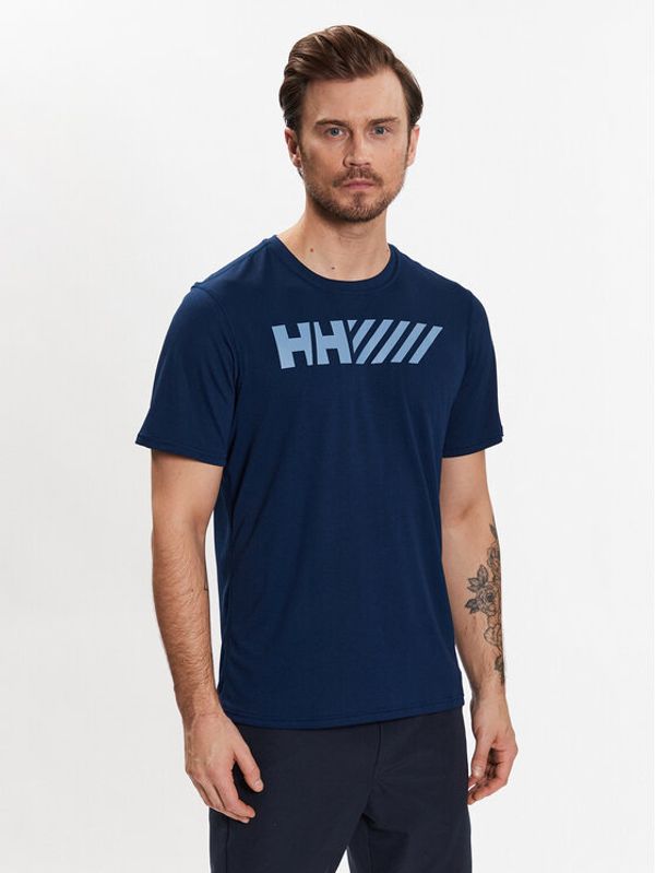 Helly Hansen Helly Hansen Тениска от техническо трико Lifa 48498 Тъмносин Regular Fit