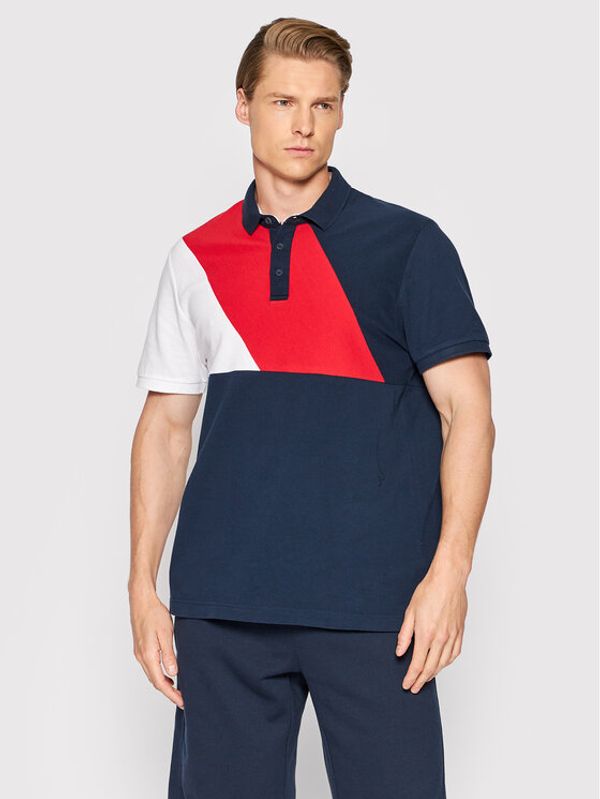 Helly Hansen Helly Hansen Тениска с яка и копчета Burgee 30356 Тъмносин Regular Fit