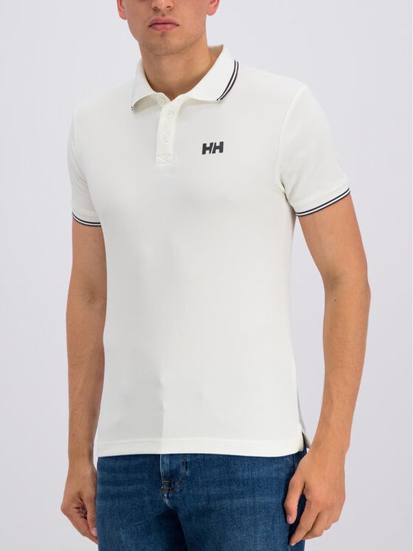 Helly Hansen Helly Hansen Тениска с яка и копчета Kos 34068 Бял Regular Fit