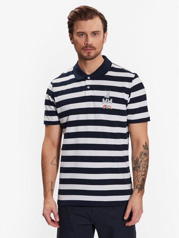 Helly Hansen Helly Hansen Тениска с яка и копчета Koster 34299 Тъмносин Regular Fit