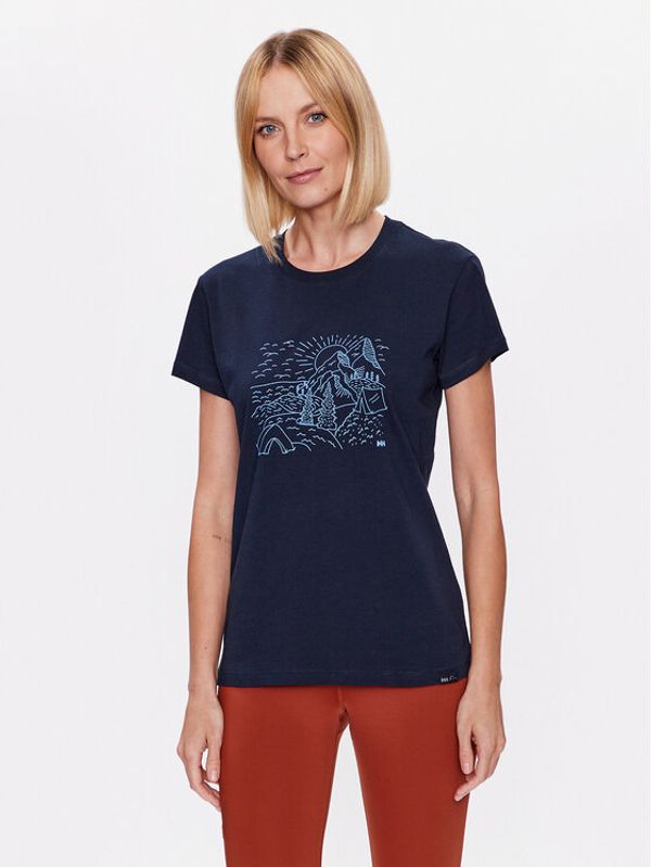 Helly Hansen Helly Hansen Тишърт 63341 Тъмносин Regular Fit