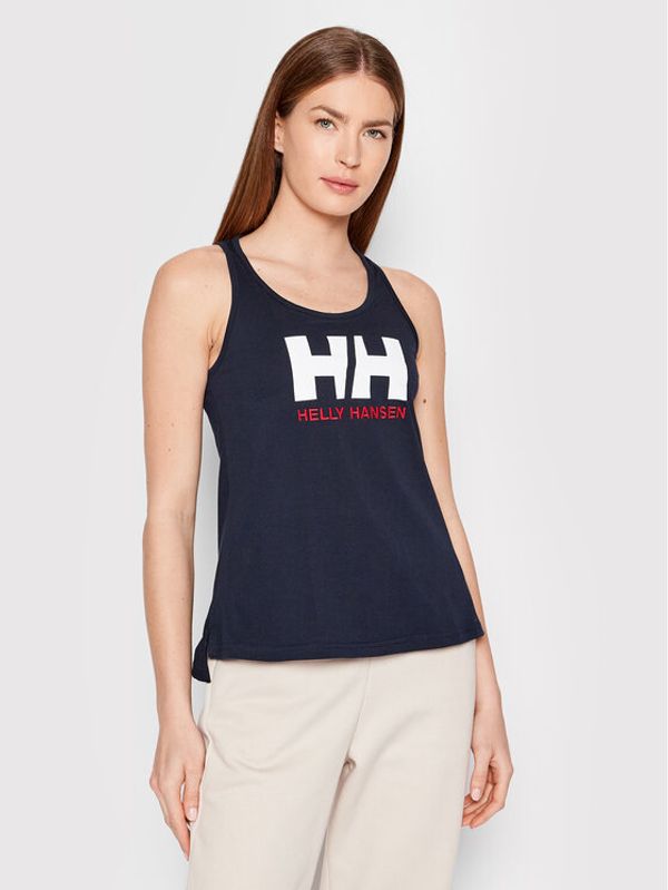 Helly Hansen Helly Hansen топ Logo Singlet 33838 Тъмносин Regular Fit