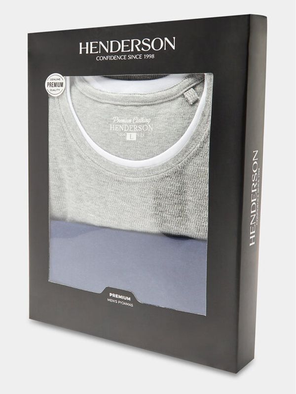 Henderson Henderson Пижама 40662 Сив Regular Fit