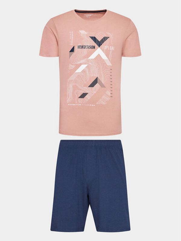 Henderson Henderson Пижама 40677 Розов Regular Fit