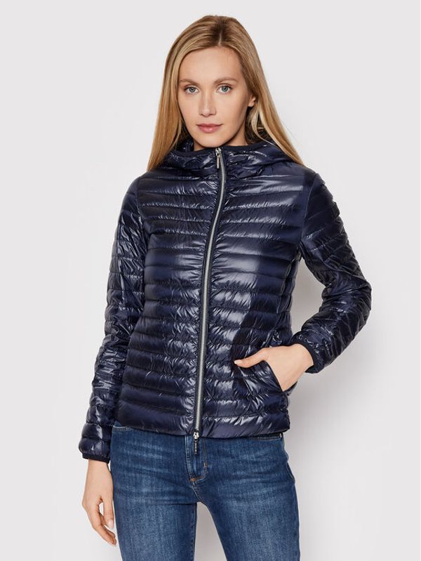 Hetregó Hetregó Пухено яке Aline 8M210 22SD04 Тъмносин Regular Fit