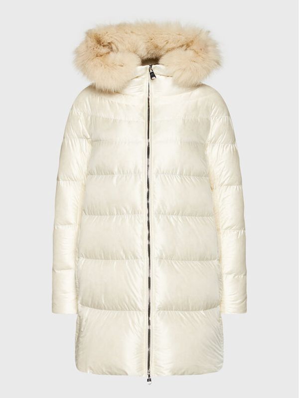 Hetregó Hetregó Пухено яке Hanna 8M602F 22WD02 Екрю Regular Fit