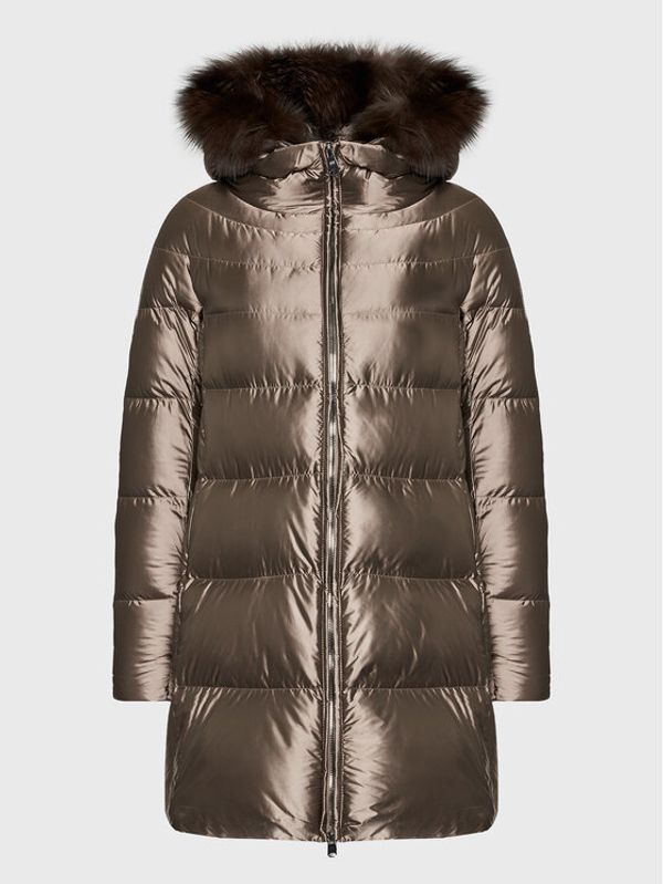 Hetregó Hetregó Пухено яке Hanna 8M602F 22WD02 Кафяв Regular Fit