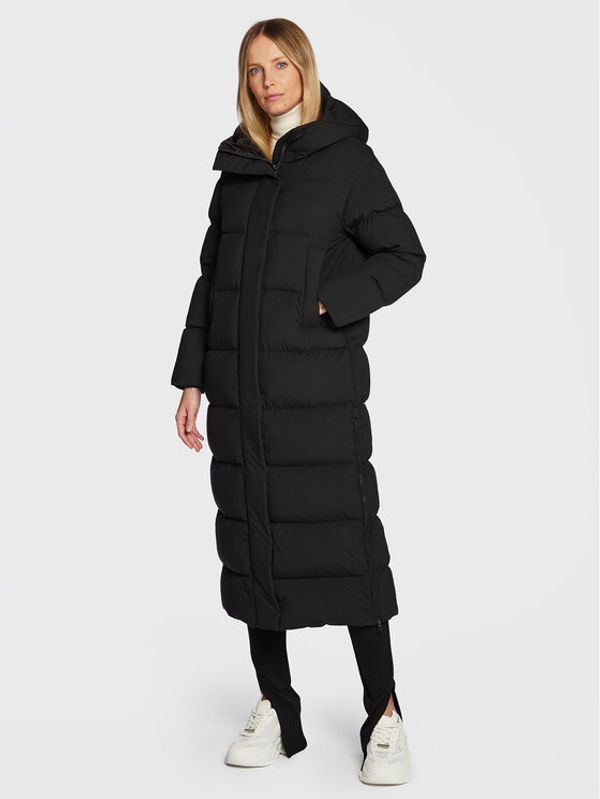 Hetregó Hetregó Пухено яке Helena22 8M694 22WD10 Черен Regular Fit