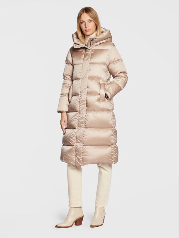 Hetregó Hetregó Пухено яке Lena 8M697 22WD10 Бежов Regular Fit