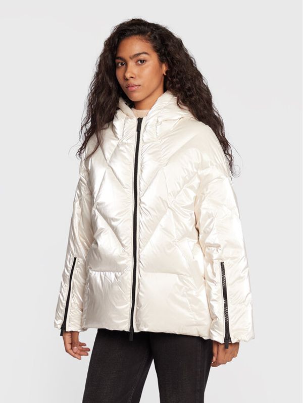 Hetregó Hetregó Пухено яке Maggie 8M784 22WD16 Бял Regular Fit