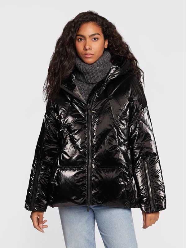 Hetregó Hetregó Пухено яке Maggie 8M784 22WD16 Черен Regular Fit