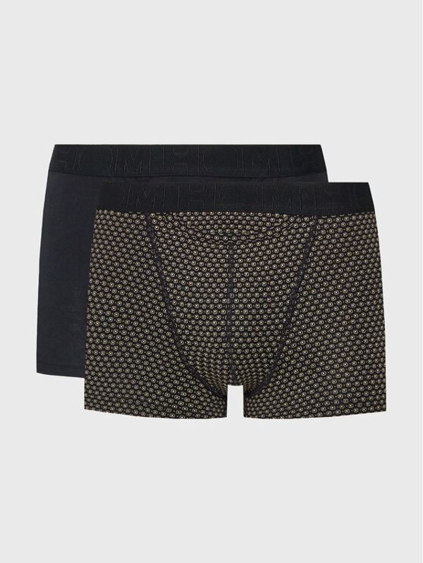 HOM HOM Комплект 2 чифта боксерки Ouverture Horizontale 402431 Черен