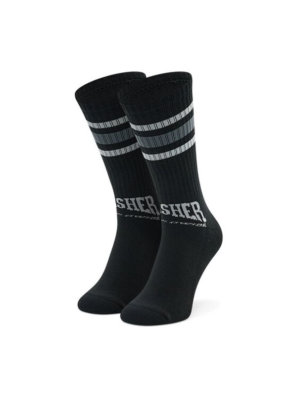 HUF HUF Дълги чорапи unisex Center Field Sock SK00722 Черен