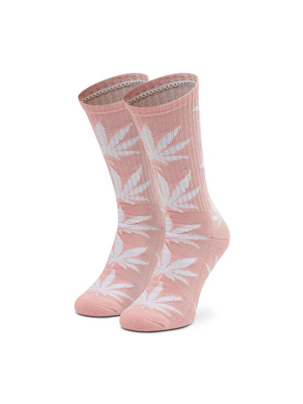 HUF HUF Дълги чорапи unisex Essentials Plantlife Sock SK00298 r. OS Розов