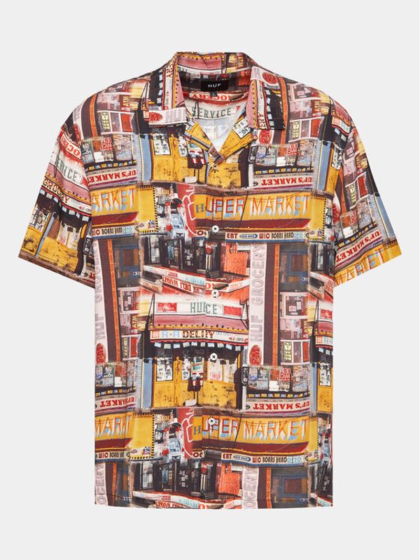 HUF HUF Риза Corner Store BU00175 Цветен Regular Fit
