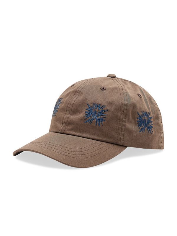 HUF HUF Шапка с козирка Multi Hit 6-Panel Curved Visor HT00612 Кафяв