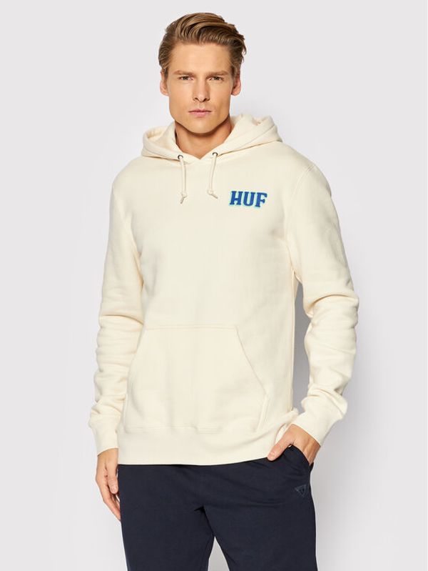 HUF HUF Суитшърт Collision PF00422 Бежов Regular Fit