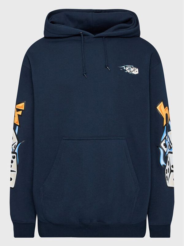 HUF HUF Суитшърт Dicey PF00571 Тъмносин Regular Fit