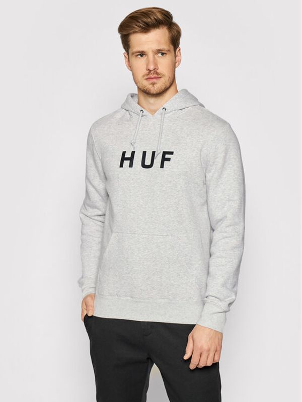 HUF HUF Суитшърт Essentials Og Logo PF00099 Сив Regular Fit