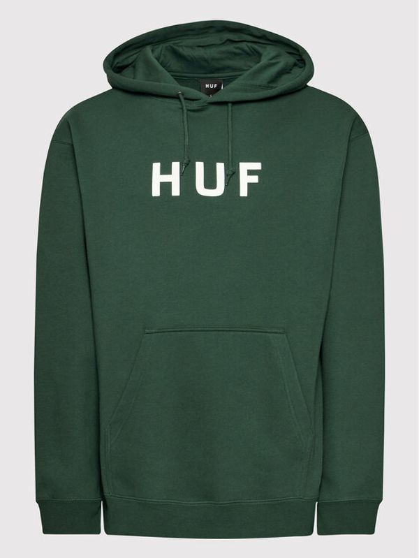 HUF HUF Суитшърт Essentials Og Logo PF00490 Зелен Regular Fit