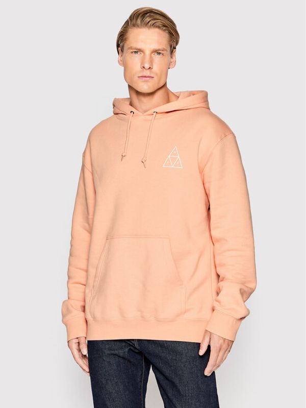 HUF HUF Суитшърт Essentials Triple Triangle PF00491 Розов Regular Fit