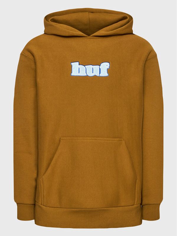 HUF HUF Суитшърт Madison FL00193 Кафяв Regular Fit