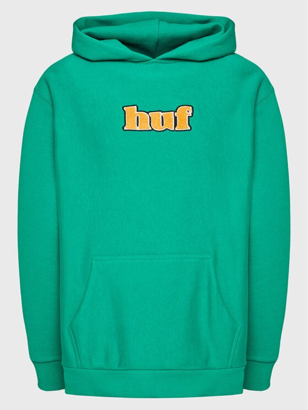 HUF HUF Суитшърт Madison FL00193 Зелен Regular Fit
