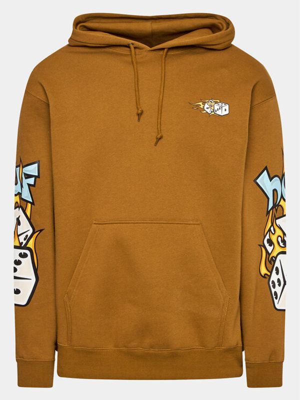 HUF HUF Суитшърт PF00571 Кафяв Regular Fit