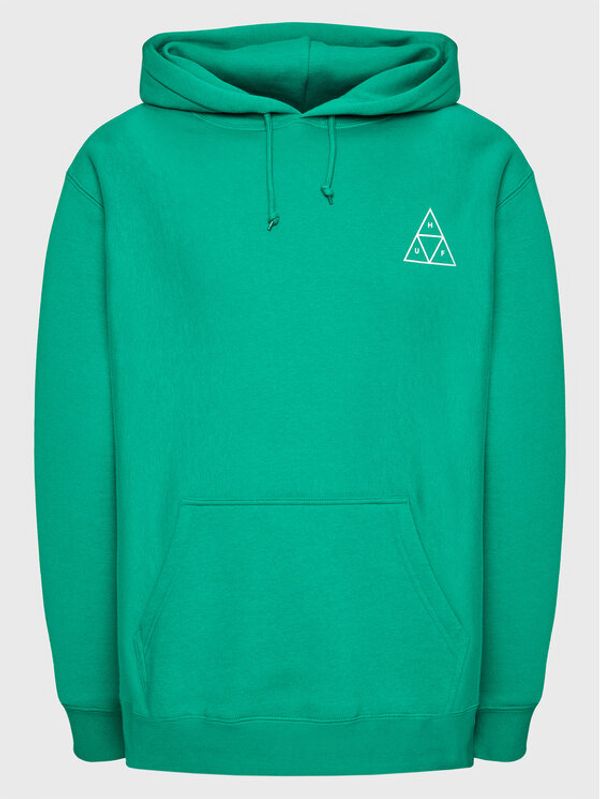 HUF HUF Суитшърт PF00572 Зелен Regular Fit