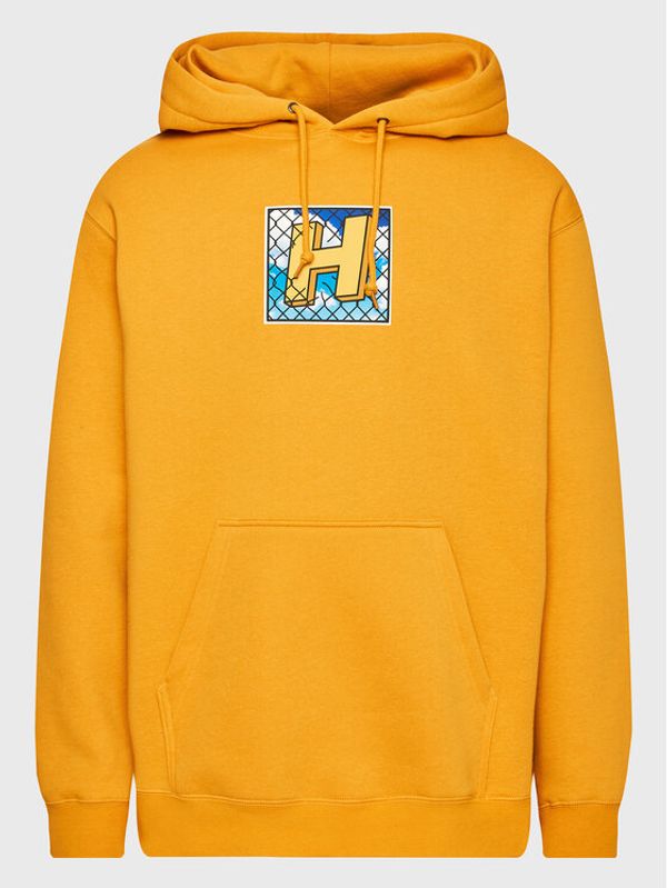 HUF HUF Суитшърт Tresspass PF00569 Жълт Regular Fit