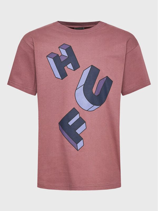 HUF HUF Тишърт Abecedarian TS01949 Виолетов Regular Fit