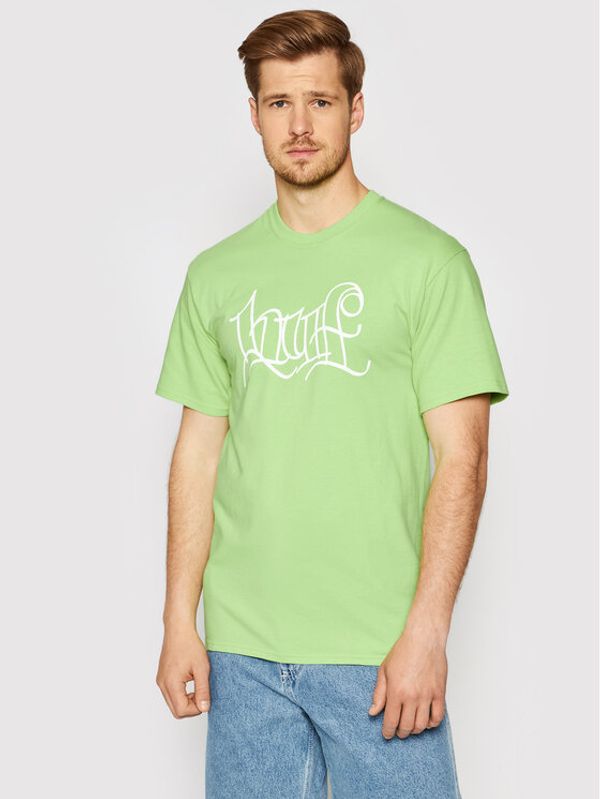 HUF HUF Тишърт HAZE Handstyle 2 TS01382 Зелен Regular Fit